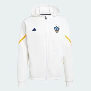 Adidas LA Galaxy MLS GameDay Anthem Full-Zip Jacket White